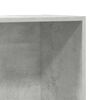 vidaXL ブックキャビネット/サイドボード コンクリートグレー 66x30x130cm エンジニアリングウッド