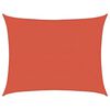 vidaXL サンシェードセイル 160g/m² テラコッタ 6x8m 高密度ポリエチレン