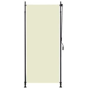 vidaXL 屋外用ローラーブラインド 100x270cm クリーム