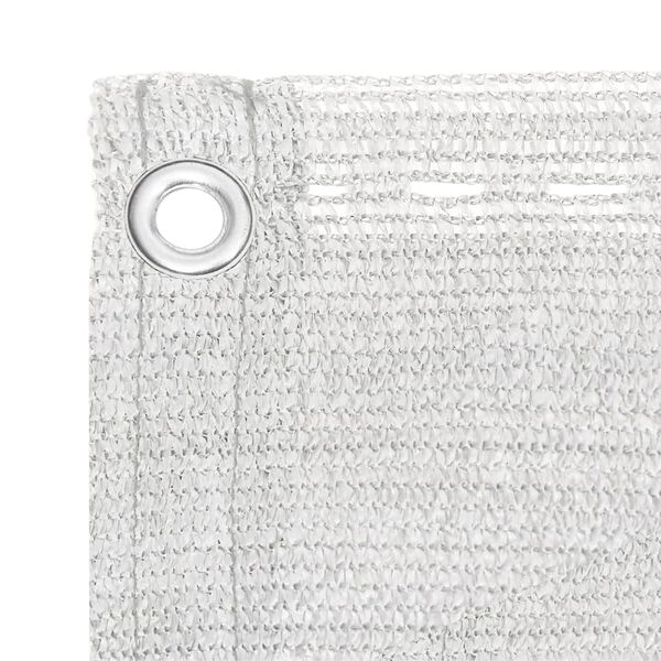 vidaXL バルコニースクリーン ホワイト 120x500cm 高密度ポリエチレン