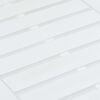 vidaXL ガーデンテーブル 78x55x38cm プラスチック製 ホワイト
