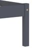 vidaXL ベッドフレーム グレー パインウッド 無垢材 160x200cm