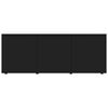vidaXL TVキャビネット ブラック 80x34x30cm エンジニアリングウッド