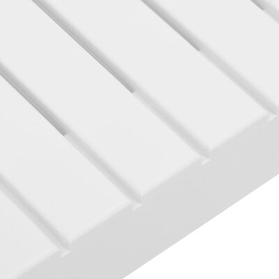 vidaXL ガーデンラウンジ2点セット クッション付き プラスチック製 ホワイト