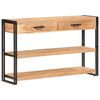 vidaXL サイドボード 120x30x75cm アカシア無垢材