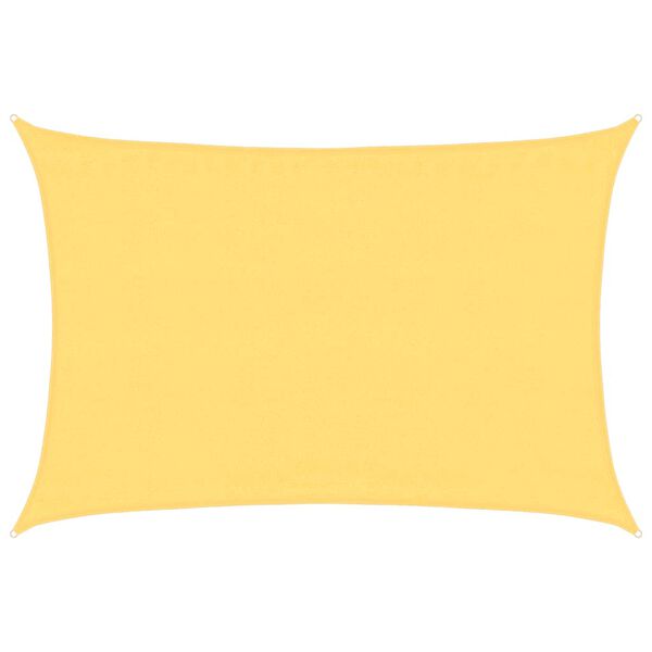 vidaXL サンシェードセイル 160g/m&sup2; ベージュ 3,5x5m 高密度ポリエチレン