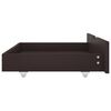 vidaXL 321988 vidaXL Bed Drawers 2 pcs Dark Brown Solid Pine Wood