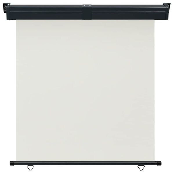 vidaXL バルコニー用 サイドオーニング 165x250cm クリーム