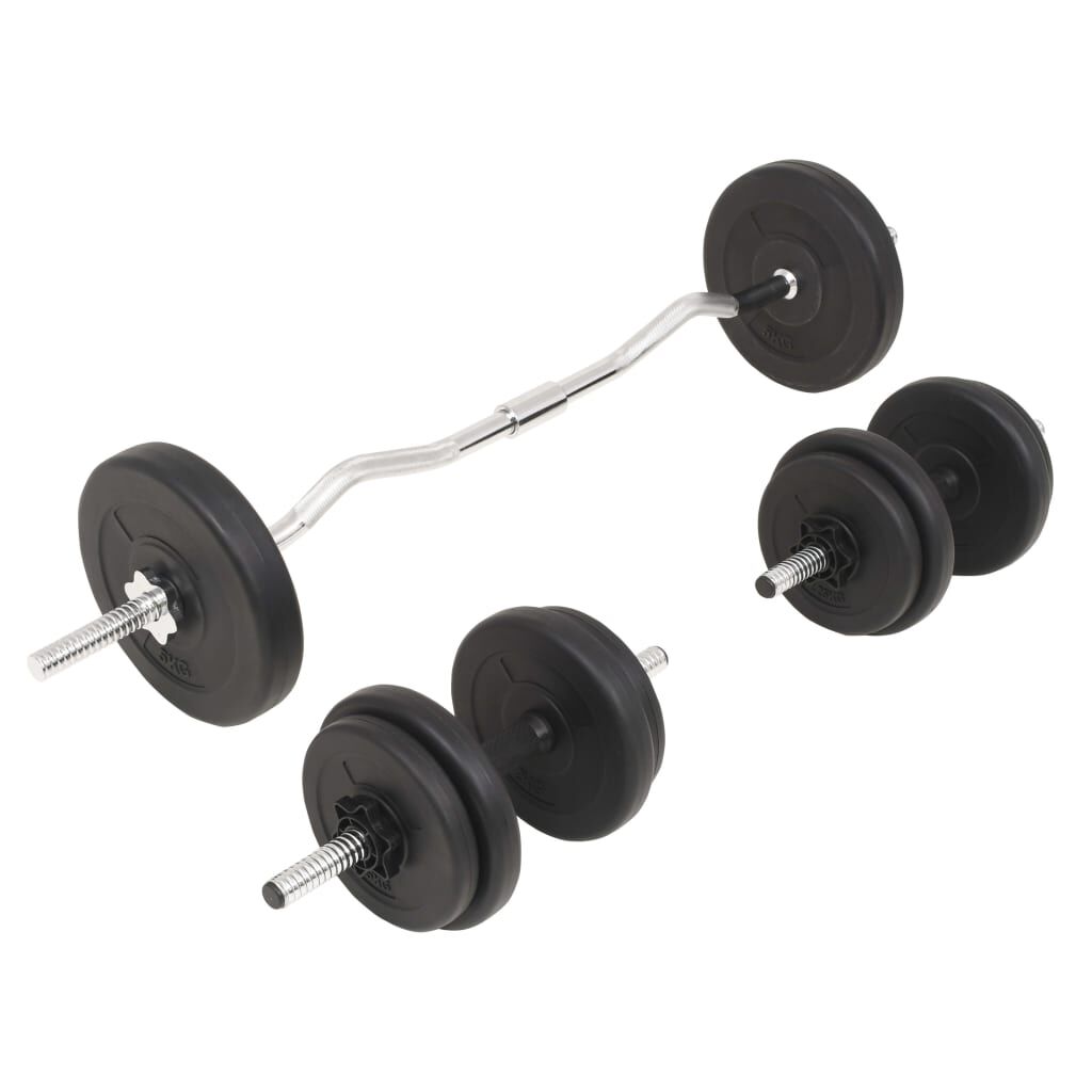 vidaXL バーベル＆ダンベルセット 30kg | vidaXL.jp