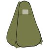 vidaXL ポップアップ シャワーテント グリーン