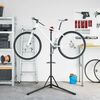 vidaXL 自転車修理スタンド 折りたたみ式 調節可能 92-152cm レッド スチール
