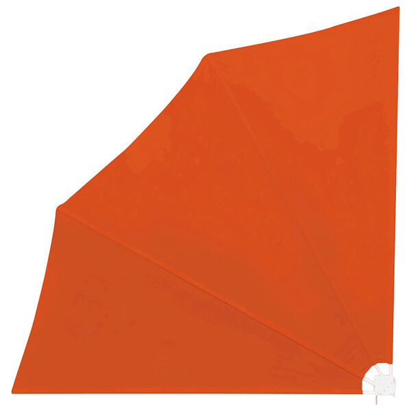 vidaXL 折りたたみ式 バルコニー用 サイドオーニング テラコッタ 140x140cm