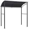 vidaXL BBQ用 ガゼボ 215x150x220cm アントラシート スチール製