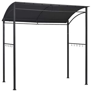 vidaXL BBQ用 ガゼボ 215x150x220cm アントラシート スチール製