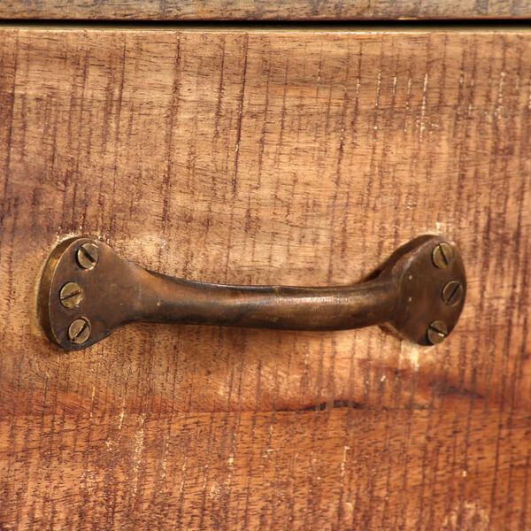 vidaXL TVキャビネット 無垢材 ヴィンテージ 118x30x40cm