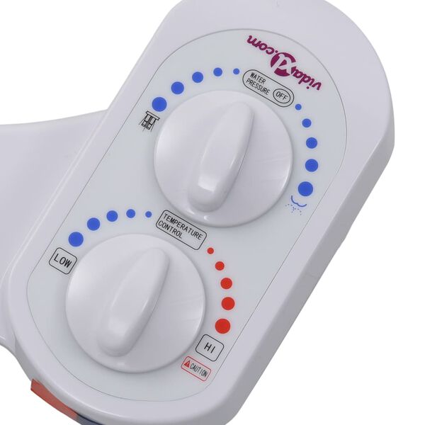 vidaXL ビデ洗浄便座 アタッチメント 温水冷水 シングルノズル