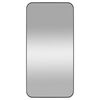 vidaXL 壁面取り付け式ミラー ブラック 40x80 cm 長方形