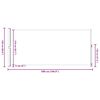 vidaXL パティオ用 格納式サイドオーニング 220x500 cm レッド