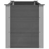 vidaXL ガーデンレイズドベッド WPC製 150x50x54cm グレー