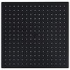 vidaXL レインシャワーヘッド ステンレススチール製 40 × 40 cm 角型 ブラック