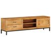 vidaXL TVキャビネット 無垢のマンゴーウッド 140x30x40cm
