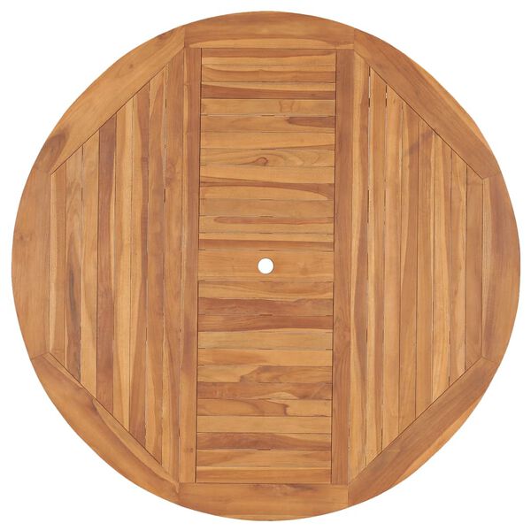 vidaXL ガーデンテーブル150x76cm チーク無垢材