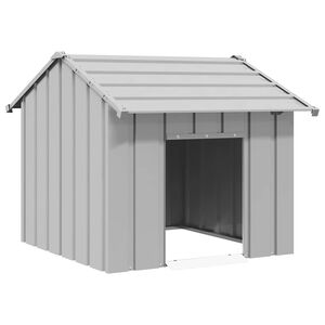 vidaXL 屋根付き犬小屋 85x107x81 cm 亜鉛メッキ鋼