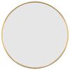 vidaXL ウォールミラー ゴールド Ø40 cm 円形