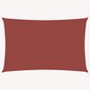 vidaXL サンシェードセイル 5x8m 長方形 オックスフォード生地 テラコッタ