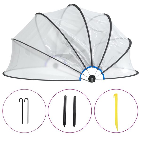 vidaXL プールドーム 500x250 cm