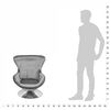 vidaXL 回転エッグ型チェア クッション付き シルバー ベルベット