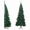 vidaXL コーナー用 人工クリスマスツリー　180 cm PVC