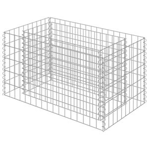 vidaXL カビオン レイズドベッド 亜鉛メッキ鋼製 90x50x50cm