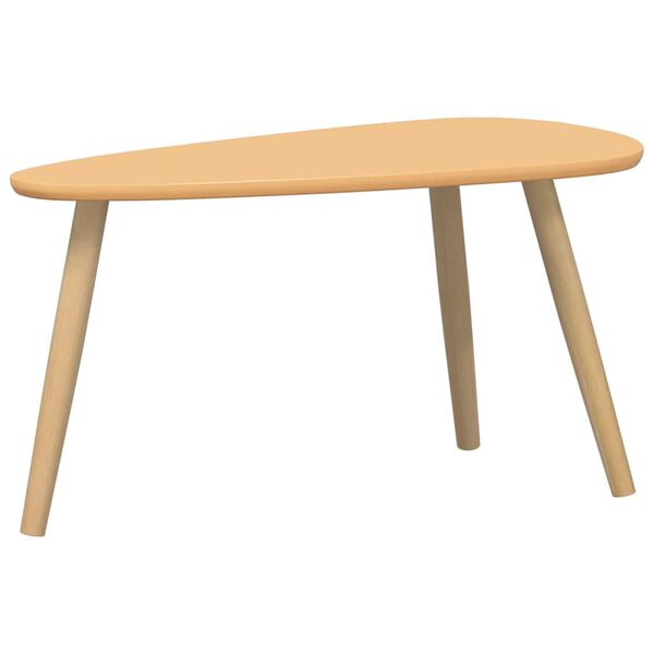 vidaXL コーヒーテーブル 2点セット パイン無垢材 ブラウン