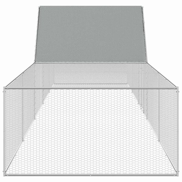 vidaXL 鶏小屋 10x2x2m 亜鉛メッキ鋼製
