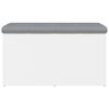 vidaXL 収納ベンチ ホワイト 82x42x45 cm エンジニアードウッド