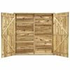vidaXL ガーデン道具小屋 163x50x171cm 含浸松材