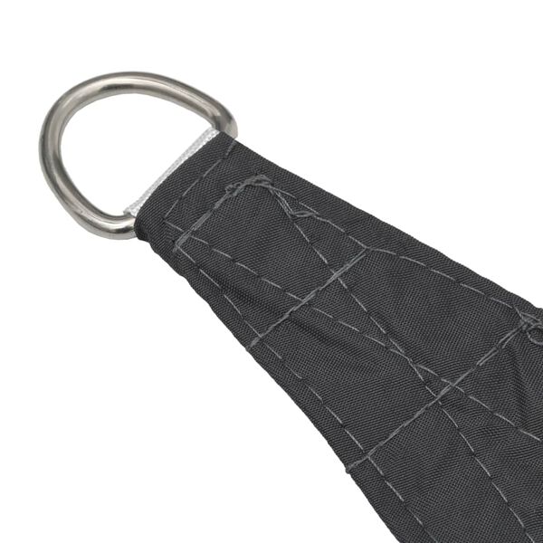 vidaXL サンシェードセイル 3/4x2m 台形 オックスフォード生地 アントラシート