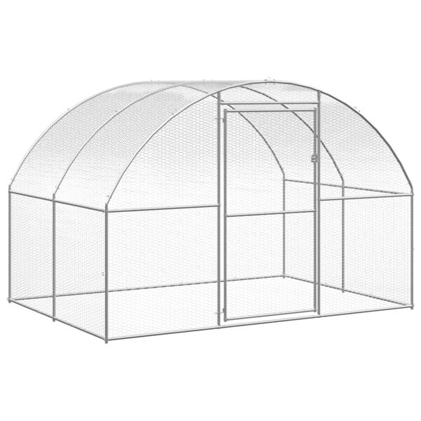 vidaXL 屋外鶏小屋 3x6x2 m 亜鉛メッキ鋼製