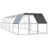 vidaXL 屋外鶏用ケージ 3x12x2 m 亜鉛メッキ鋼製