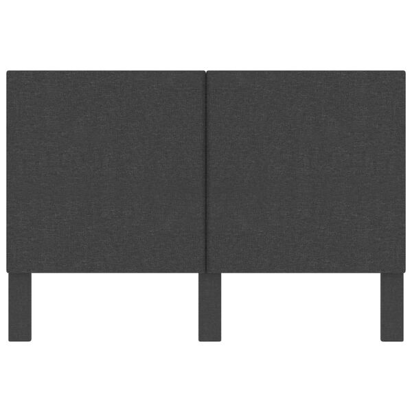 vidaXL ヘッドボード ダークグレー 布製 160x200cm