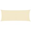 vidaXL サンシェードセイル 160g/m² クリーム 2x4.5m 高密度ポリエチレン