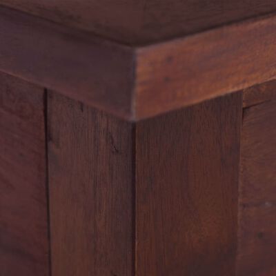 vidaXL コーヒーテーブル クラシカルブラウン 100x50x30cm マホガニー無垢材