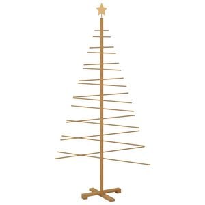 vidaXL 木製クリスマスツリー ブラウン 180 cm 竹