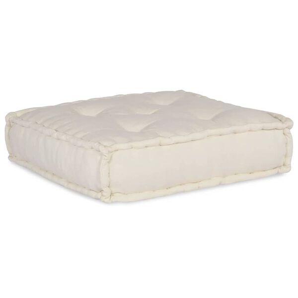 vidaXL モジュラーソファユニット 4 pcs クリーム ファブリック