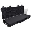 vidaXL 141079 防水プラスチック成形ガンケース トロリーキャリーケース