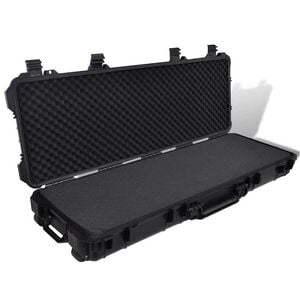 vidaXL 141079 防水プラスチック成形ガンケース トロリーキャリーケース