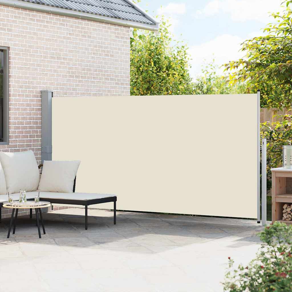 引き込み式サイドオーニング160×500 vidaXL 引き込み式サイドオーニング 160x500cm クリーム | vidaXL.jp
