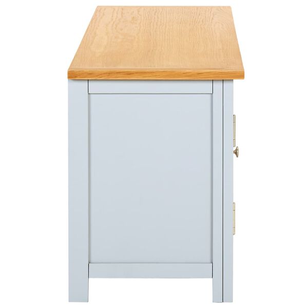 vidaXL TVキャビネット 120x35x48cm オーク無垢材