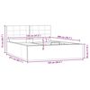 vidaXL 油圧式収納ベッドフレーム カプチーノ 合成皮革製 120x200cm